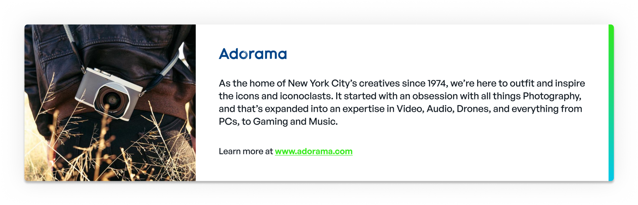 Adorama's PIM Success