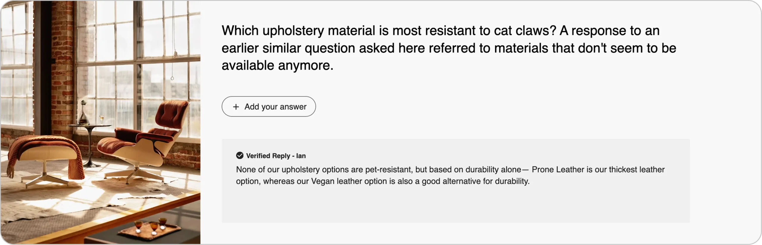 Product Q&A